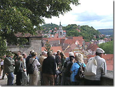 Tuebigen  (Bild 2: Aussicht vom Schloss) 