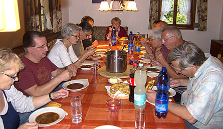 Forsthaus 2012 (Bild: Abendessen)
